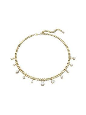 NEW Swarovski Dextera Dangling Necklace Gold Plated Clear Crystal 5663338